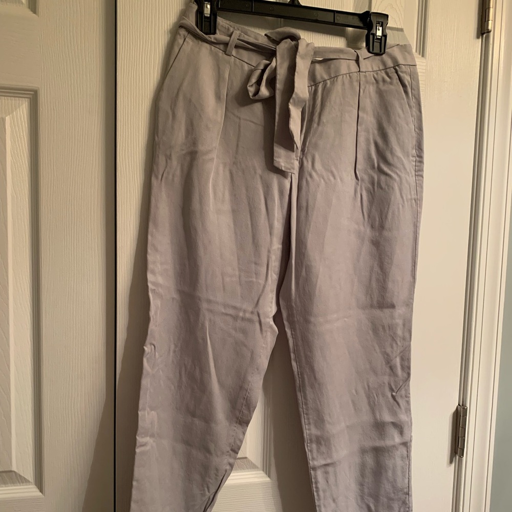 Relaxed fit ankle pants